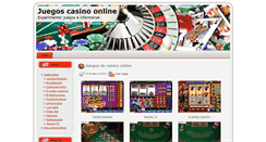 Desktop Screenshot of juegocasinoonline.com