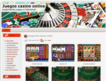 Tablet Screenshot of juegocasinoonline.com